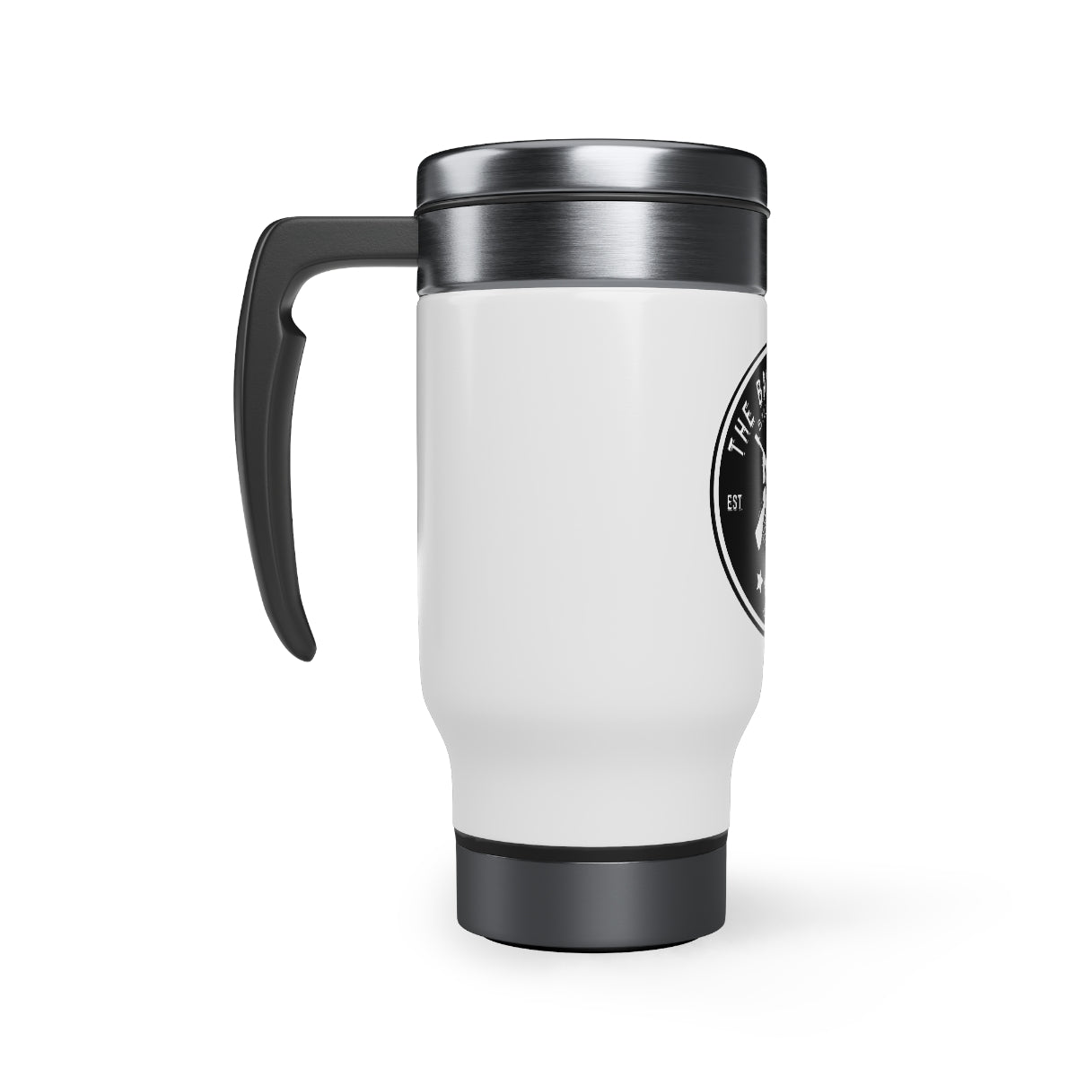 Stainless Steel Travel Mug with Handle, 14oz